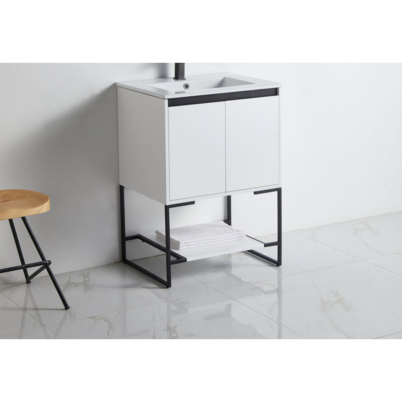 AllModern Fidela 24" Single Bathroom Vanity & Reviews Wayfair